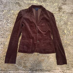 Women’s Polo Ralph Lauren size 2 corduroy brown blazer
